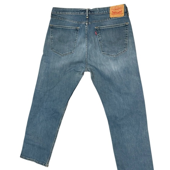 Men’s Levi’s 505 Straight Blue Jeans Size 36 x 30 - Picture 3 of 5